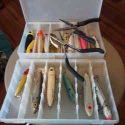 Fishing Lures And Split-Ring Pliers