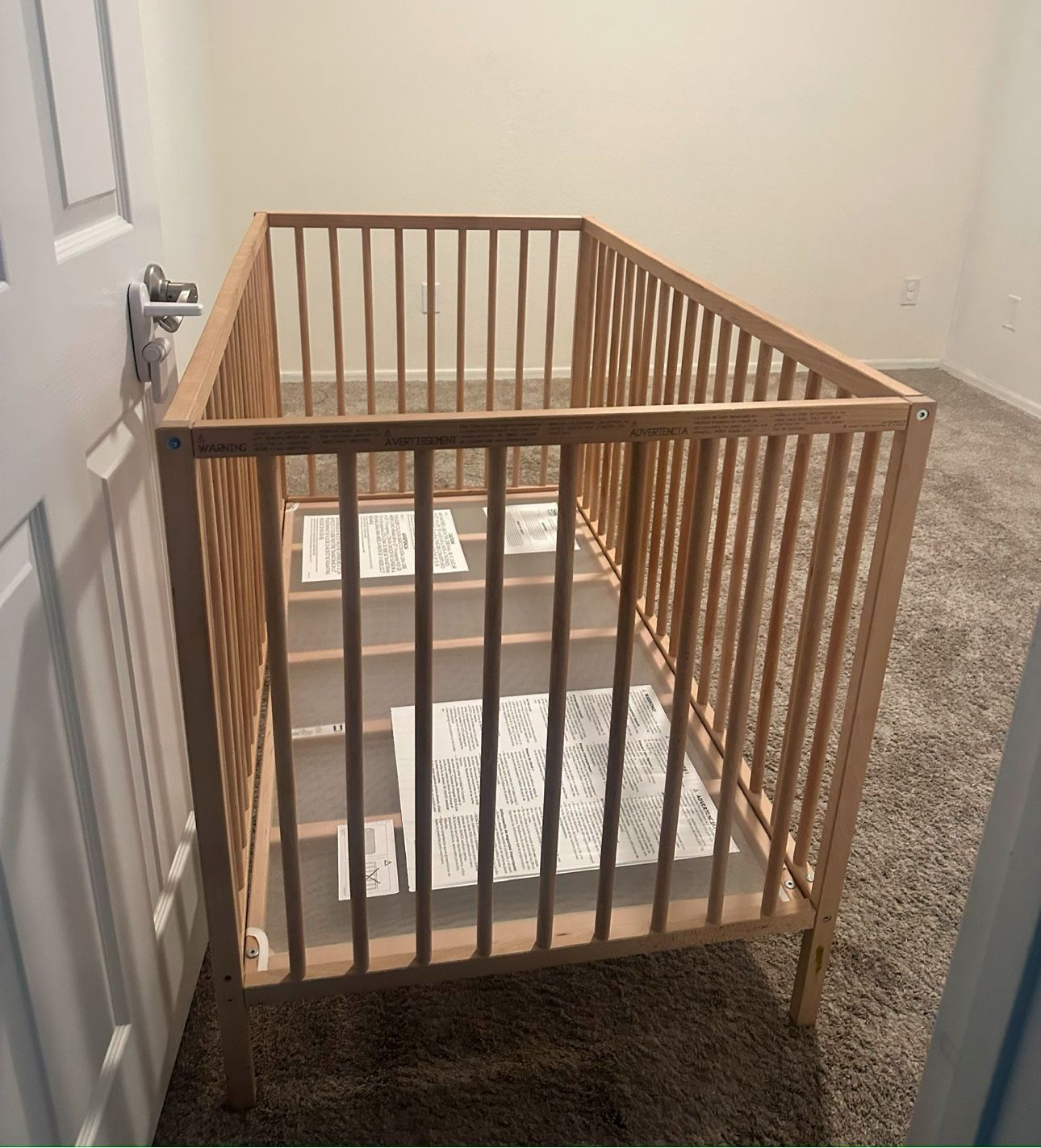 Cuna - Crib- Color Natural