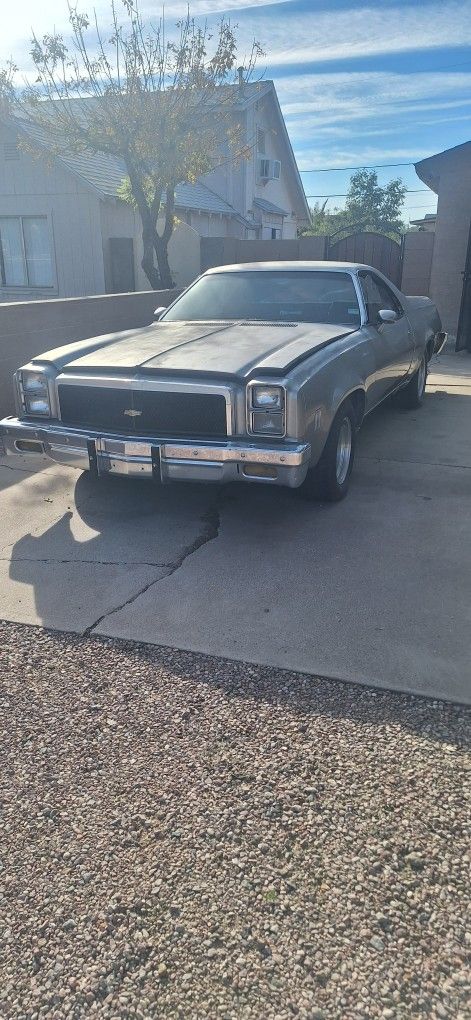 76 Elcamino Project Car, Runs But Been Sitting 5 Years. Needs Gone Over. Clear Title. NO Dealers Flippers Price Is Firm