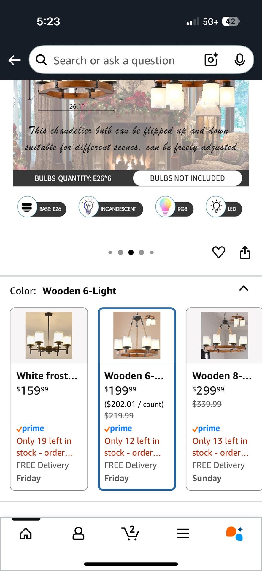 Barn Style Chandelier