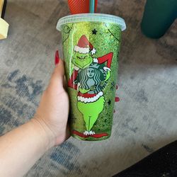 Grinch Starbucks Cup