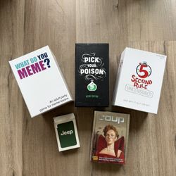 Adult Board Games Bundle 