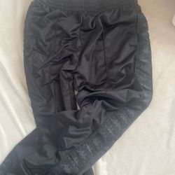 kappa pants size medium all black 