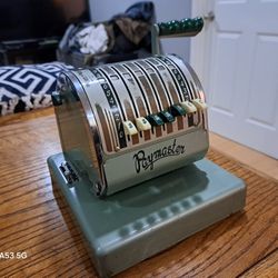 Paymaster Vintage Check Fraud Machine 