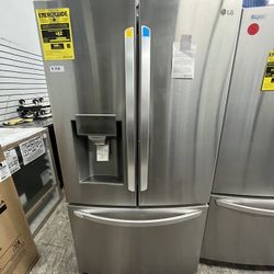 LG French Door Stainless Steel Refrigerator W/ Dual Ice Maker