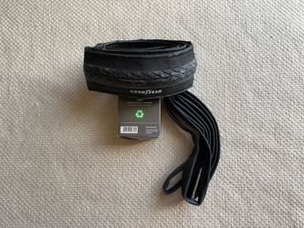 Goodyear - Bike Folding Tire 28mm + Inner Tube - Tire Newer Used - 28mm wide - 700Cx28 / 622x28 - If the listing is up and you can see it, that means