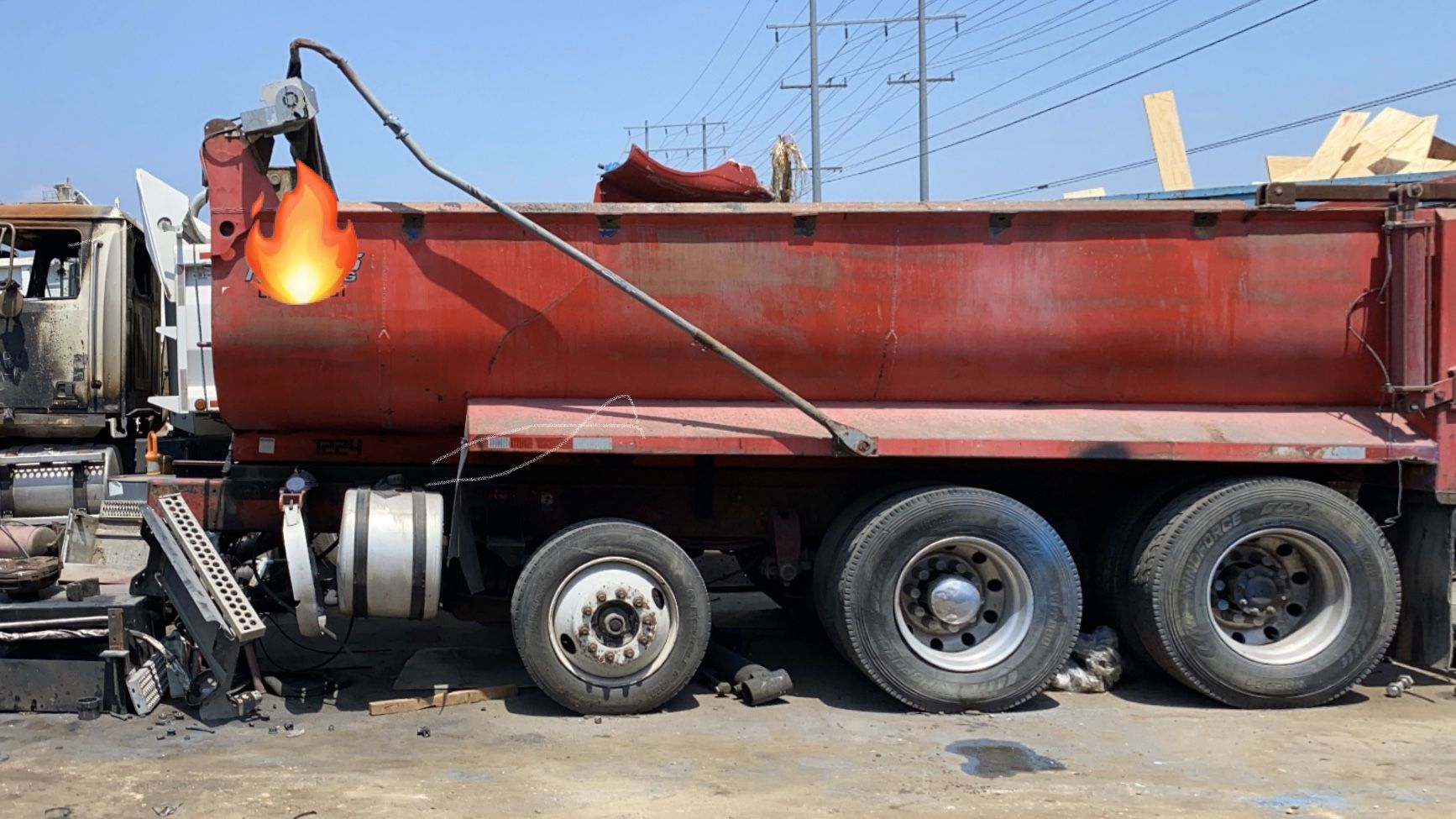 Super 10 dump truck equipment DEMO box