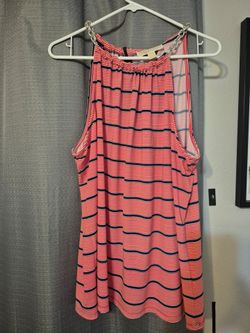 Stripe blouse.