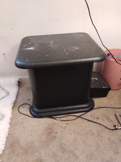 Black Wooden Table 