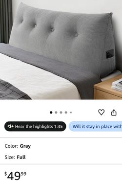 Headboard pillow