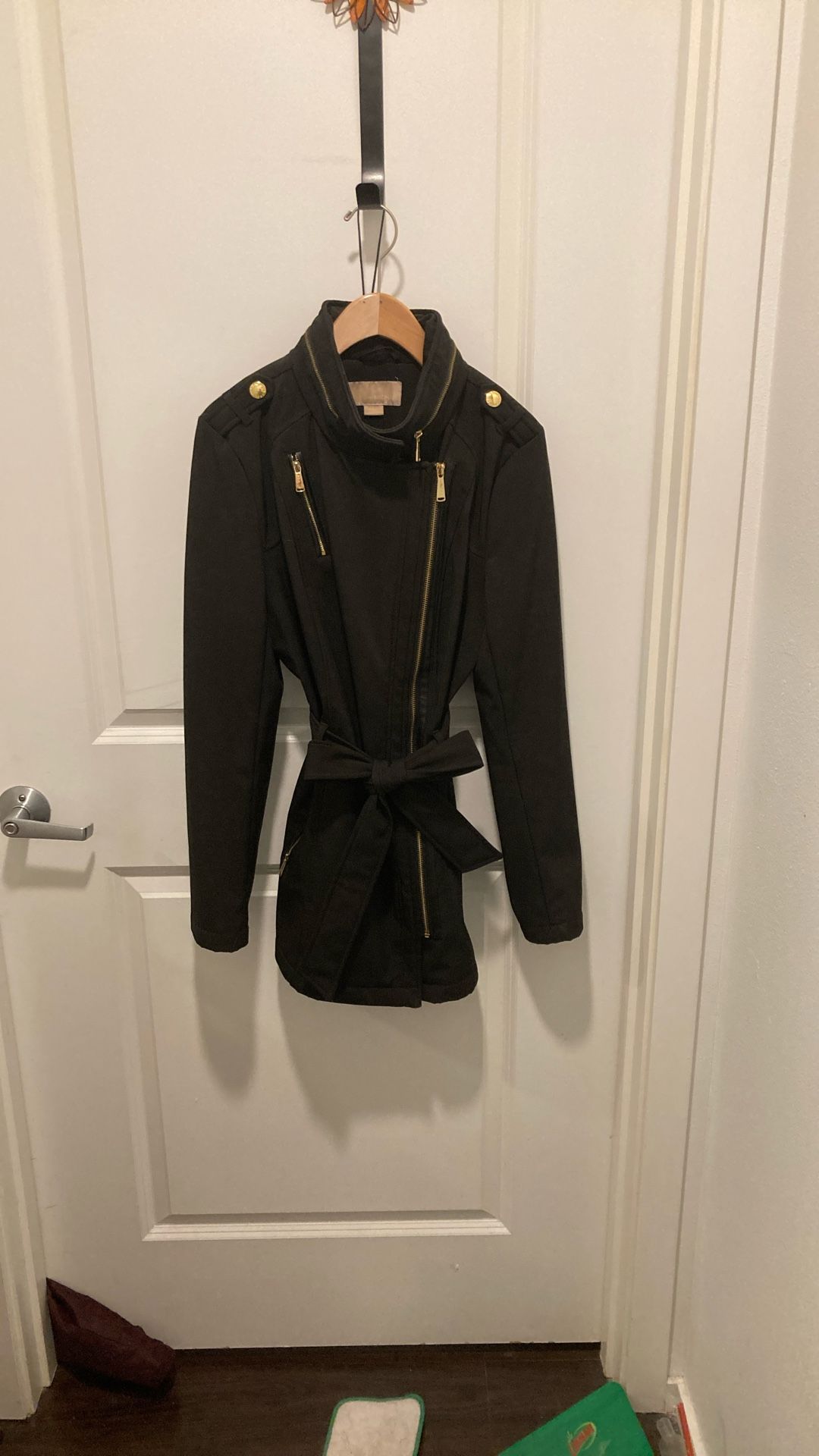 Michael Kors: Black Raincoat