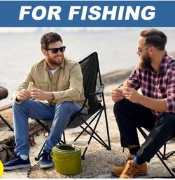 WEIDIORME 2 Pack Camping Chairs - Lightweight And Supportive Chairs For Teens And Lightweight Individuals - Compact, Durable, And Portable - Ideal For