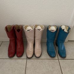 Womans Justin Roper Cowboy Boots