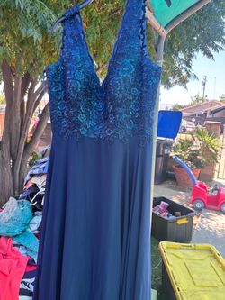 Blue dress XXL