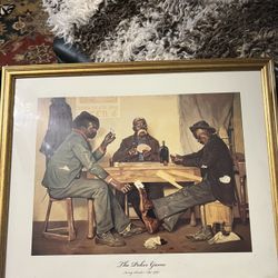 Art.  The Poker Game By Irving Sinclair
