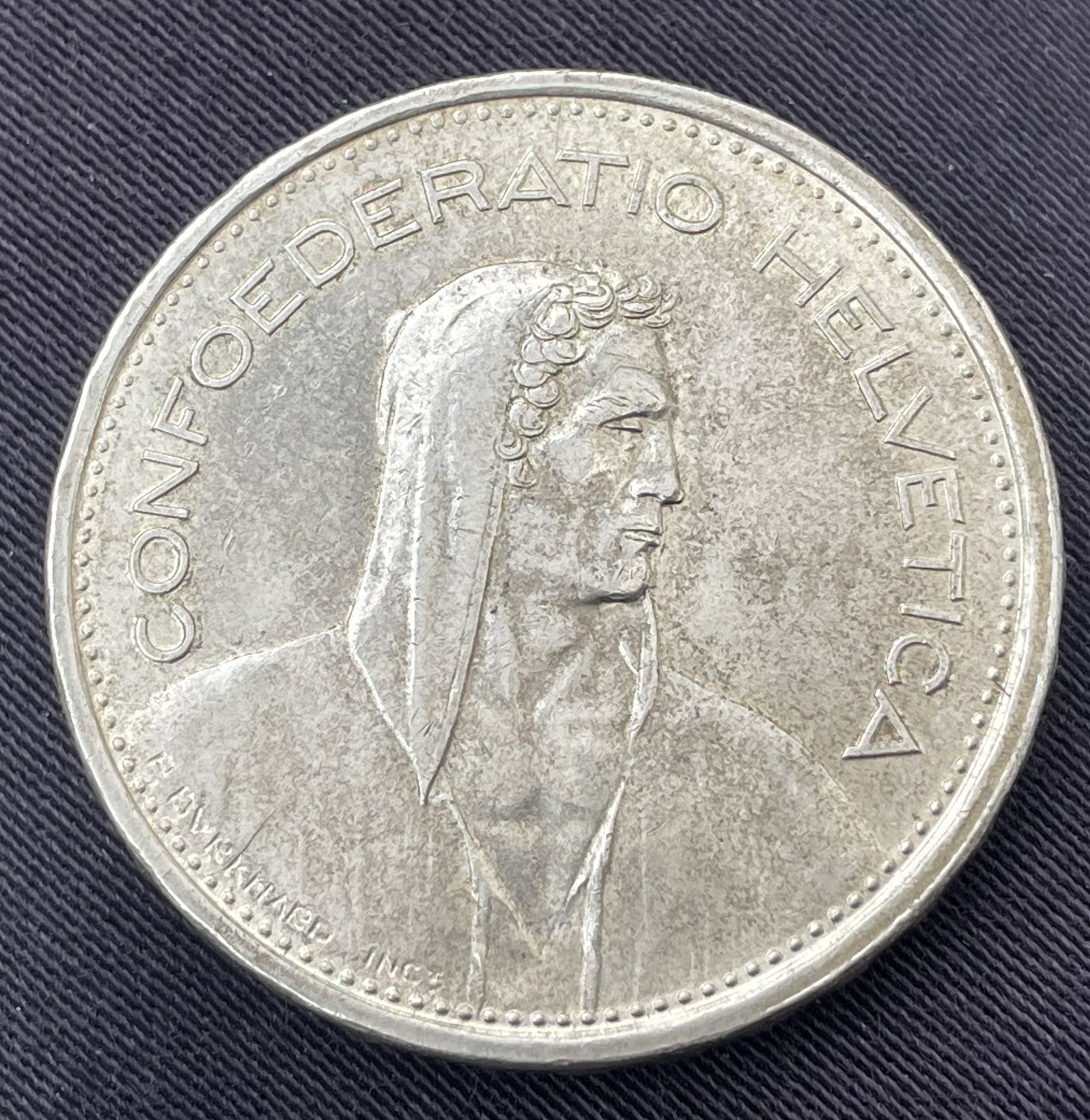 5 Franks 1967. Switsland. Collectible Coin 
