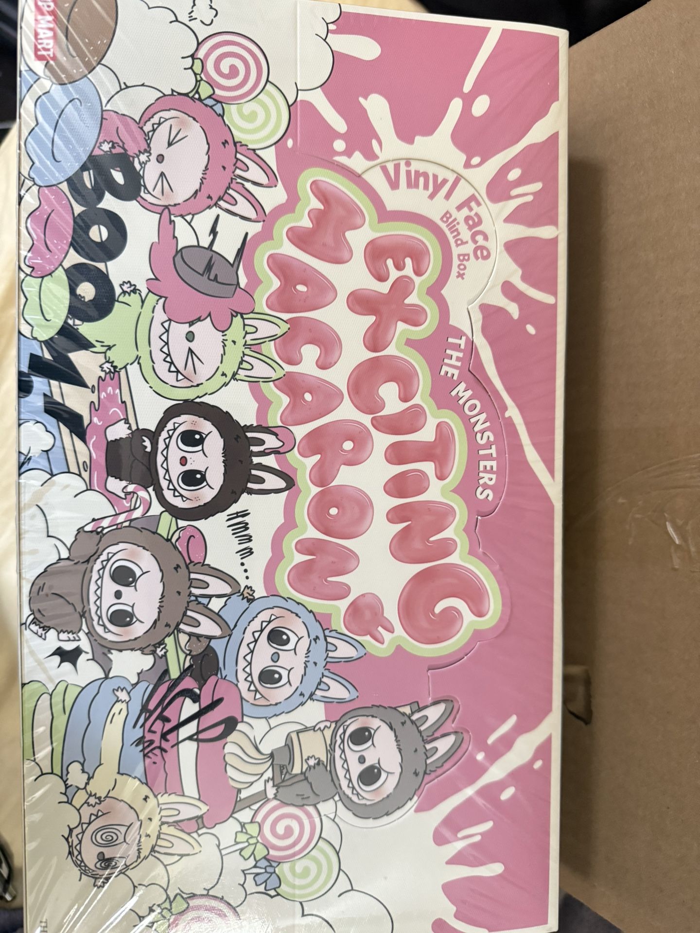 Authentic Labubus Exciting Macaron Box (6 Vinyl Face Plushies