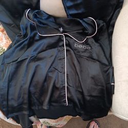 Bebe Silk Pajama Set
