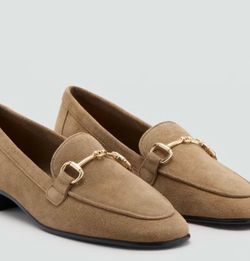 Mango Suede Loafers Size 8.5 (runs small/brand new)