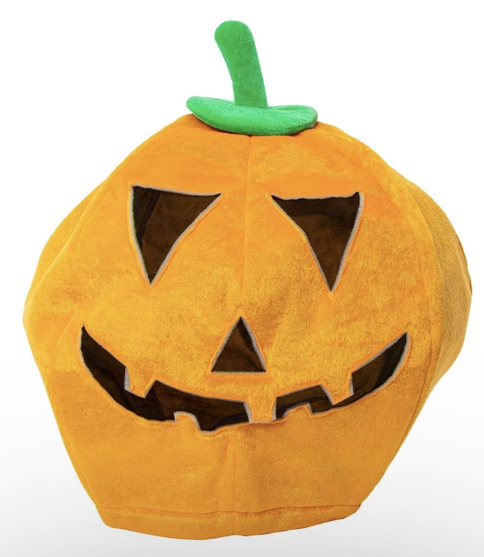 Halloween Pumpkin Plush Mascot Mask