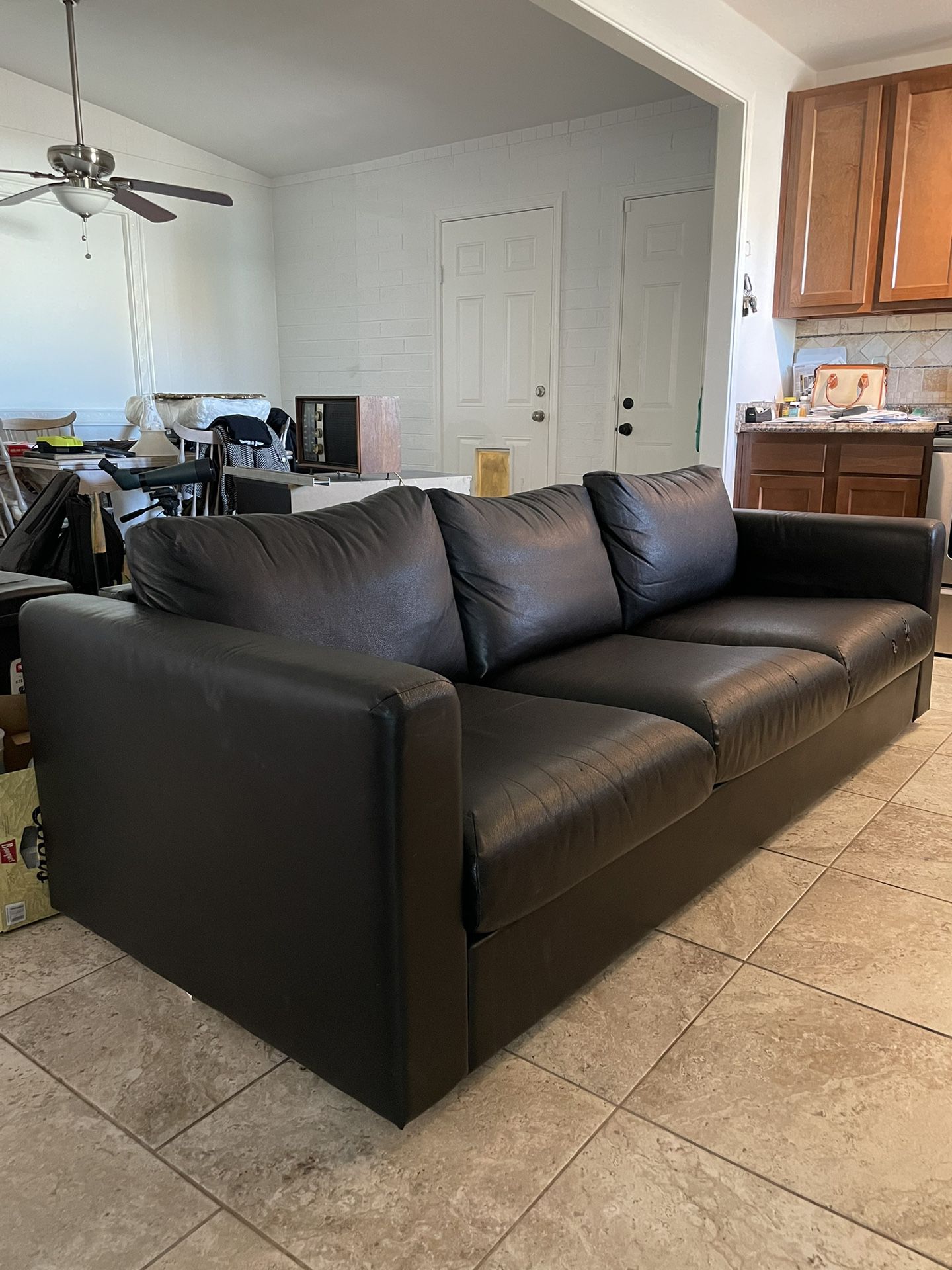 Black IKEA Couch