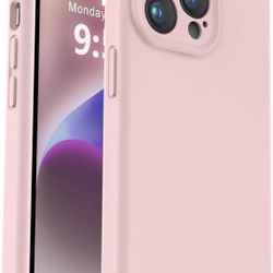 PIXIU Liquid Silicone Gel Rubber Case for iPhone 13 Pro 6.1 inch, Upgraded Liquid Silicone with [Camera Protection] [Soft Anti-Scratch Microfiber Lini