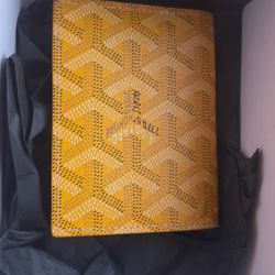 GOYARD 2018 Printed Bifold Wallet w/ Tags