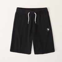 Abercrombie Sweatpants  Boys icon fleece shorts Color: BLACK Size:  9/10 
