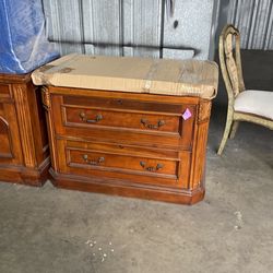 Dresser And China Two Nightstand