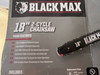 NEW Chain saw w case