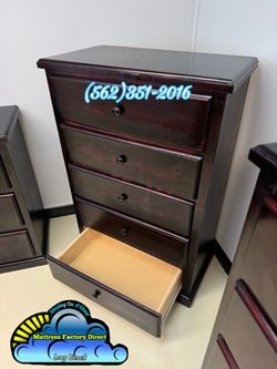 Cherry five drawer dresser pinewood cajonera Comoda mueble nuevo