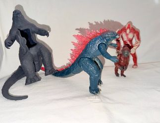 Godzilla x Kong: The New Empire - Godzilla Evolved Action Figure Set 3pc LOT 2024