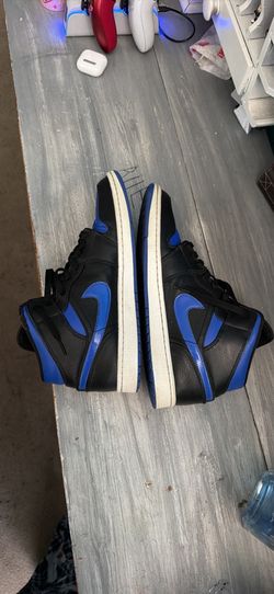 Black And Blue Jordan 1s Size 11