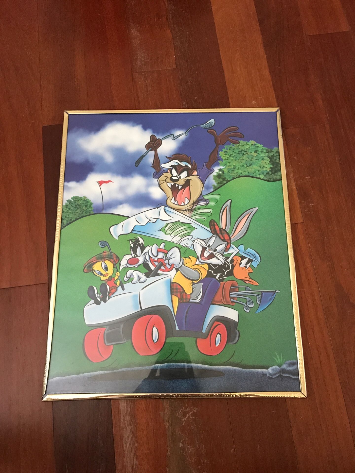 1997 Looney tunes poster