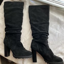 Aldo black high boots