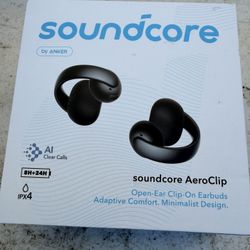 Sound Soundcore - by Anker AeroClip Open-Ear Clip-On Earbud