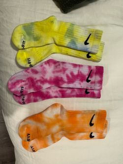 Nike tie diy socks