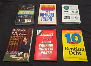 Lot of 6 Mixed Paperback and Hardcover Books