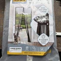 New Magnetic Screen Door Mesh