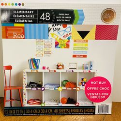Craft Smith Scrapbook Paper - Elementary Theme