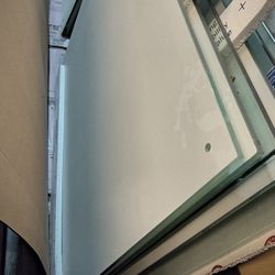 Huge 1/" Clear Tempered Glass With Diffuser And Pre-drilled Holes