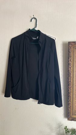 Black Full-Zip Athletic Jacket size small