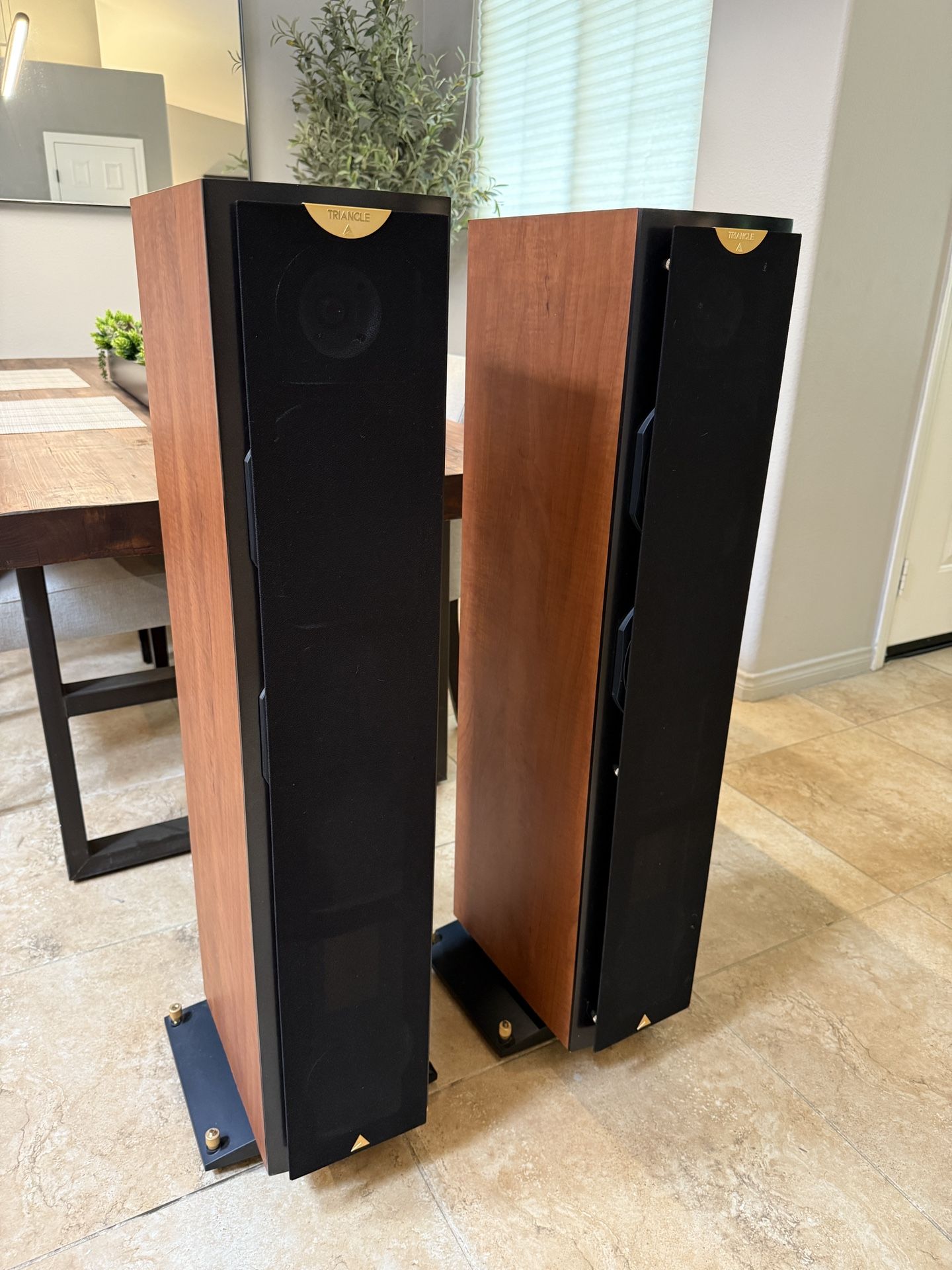 Triangle Alta ES + VOCE Ex Speakers – Cognac Finish – Made in France