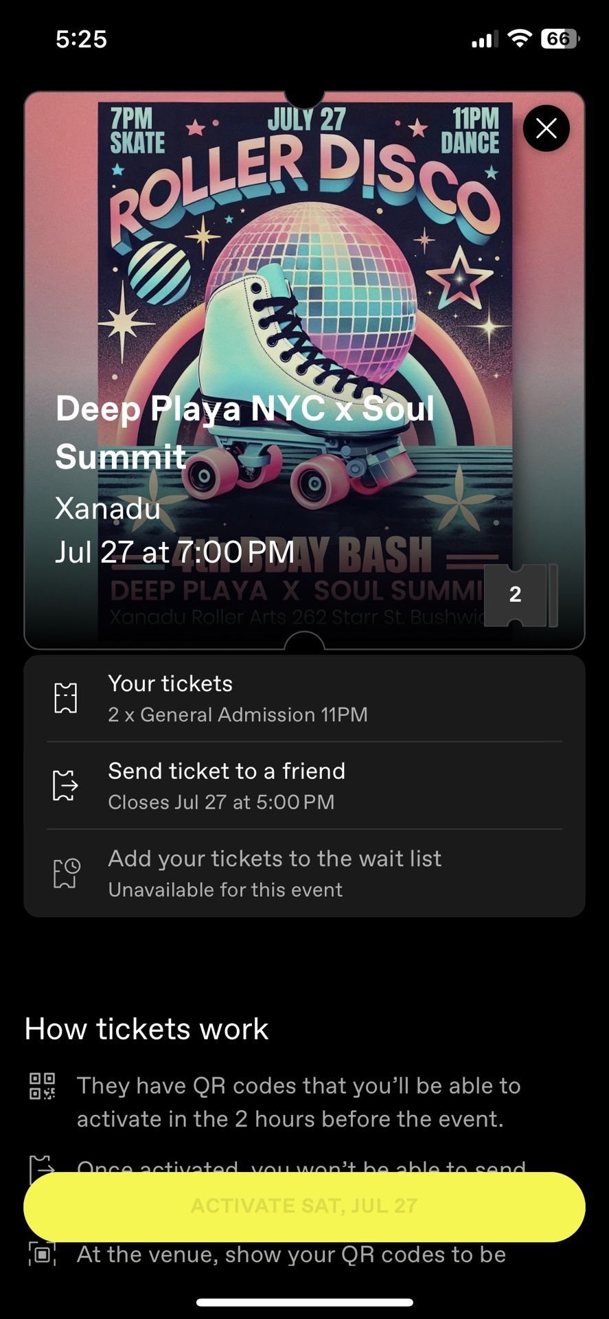 2 Tickets To Soul Summit @ Xanadu - Jul 27th