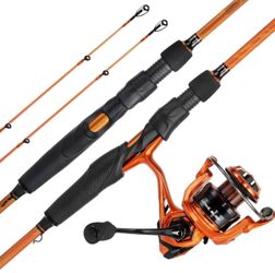Kastking Lethal Blaze Casting Fishing Rod Set - 2-Piece IM6 Graphite Rod & Reel