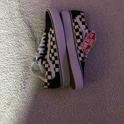 Checkered Vans 
