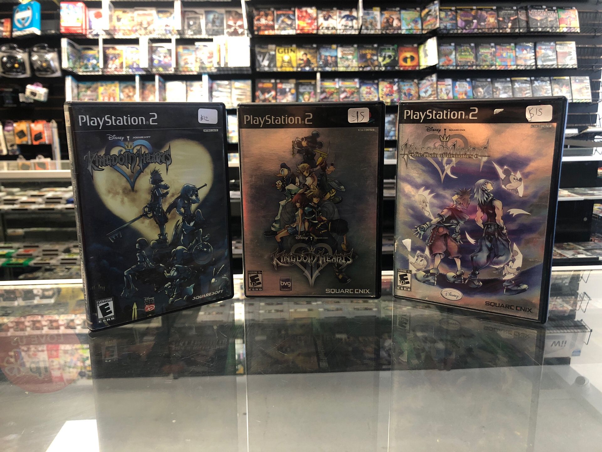 Kingdom hearts 1, 2 and re-chain of memories