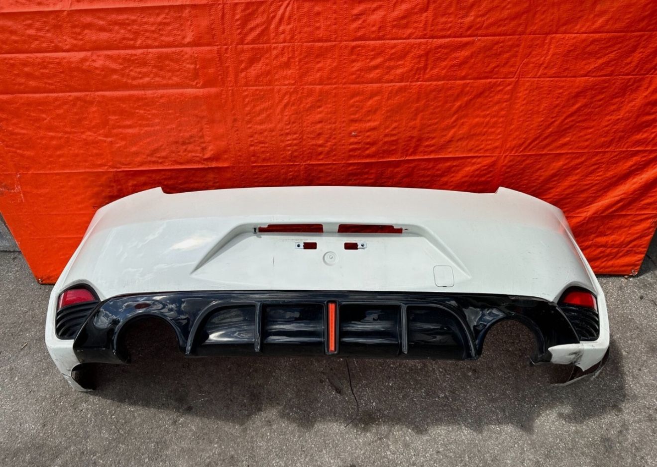 17-20 INFINITI Q60 - REAR BUMPER COVER W/ ALL INSERTS - U WILL LOOK AT PICS OEM