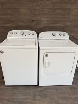 Whirlpool washer and dryer gas laundry set
