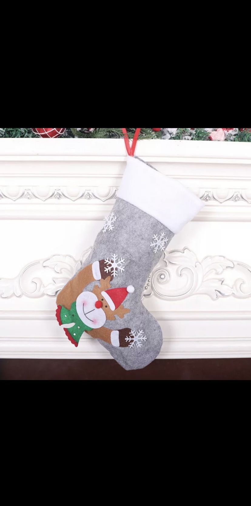 LED LIGHT UP CHRISTMAS STOCKING